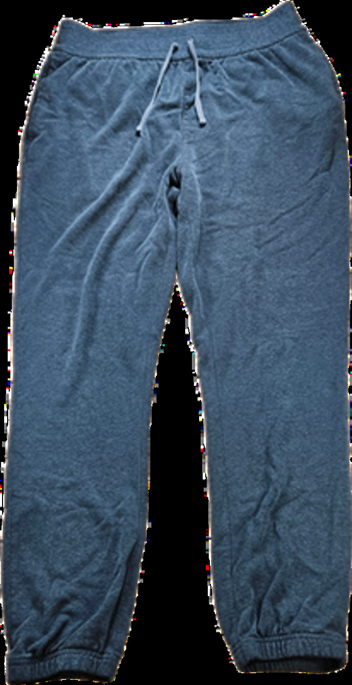 PrAna Men's L Blue Heather Hemp Blend Jogger Sweatpants Stretch